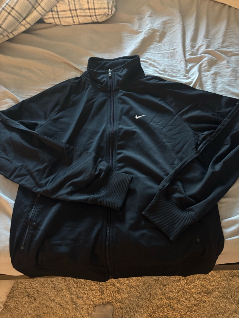 Nike Black Zip-Up Performance Jacket